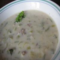 Leek-Gruyere Cream Soup_image