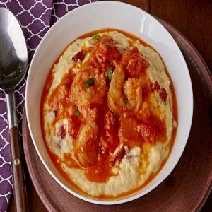 Cheesy Shrimp and Grits with a Twist image