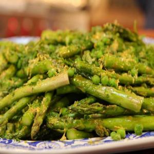 Roasted Asparagus and Peas_image
