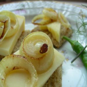 Aussie Bikkies (Crackers) With Cheese and Onion image