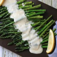 Roasted Asparagus with Parmesan Cream Sauce image