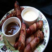 Smoky BBQ Bacon-Wrapped Dogs image