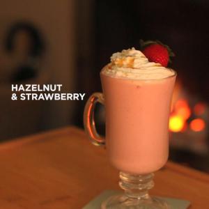 Hazelnut Strawberry Hot Chocolate Recipe by Tasty_image