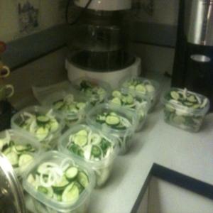 Freezer Pickles image
