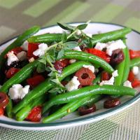 Marinated Green Beans with Olives, Tomatoes, and Feta image