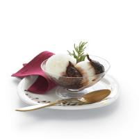 Red Wine and Rosemary Figs with Fromage Blanc Sorbet image