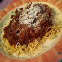 Mamma's homemade spaghetti sauce image