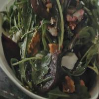 My Red Beet, Feta Cheese, & Walnut Salad_image
