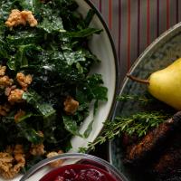 Shredded Kale Salad with Turkey Skin Cracklings_image