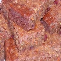 Extremely Healthy Fiber Packed Zucchini Carrot Cranberry Bars_image