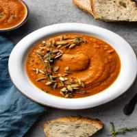 Creamy Carrot Red Pepper Soup_image