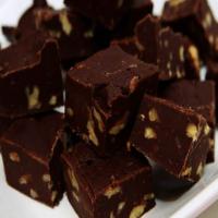 EASY DARK CHOCOLATE NUT FUDGE_image