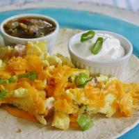 Ham and Cheese Breakfast Tortillas image