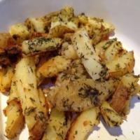 The BEST Oven Chips with Garlic and Herbs image