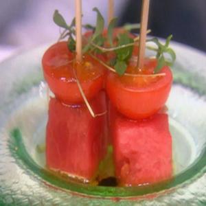 Watermelon-Tomato Skewer image