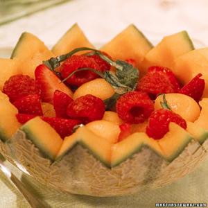 Georges's Melon and Wild Strawberries with Sweet Wine_image