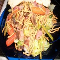 Asian-Style Ham Noodle Salad-what to Do With Ham Leftovers image