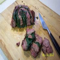 FLANK STEAK,ROLLED & STUFFED..a stove top recipe_image