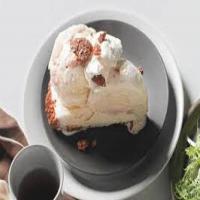 Peach Ice Cream Pie with Amaretti Cookie Crust_image