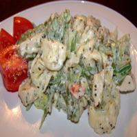Creamy Herb Chicken Tortellini (Or Shrimp/Scallops, or Meatless)_image