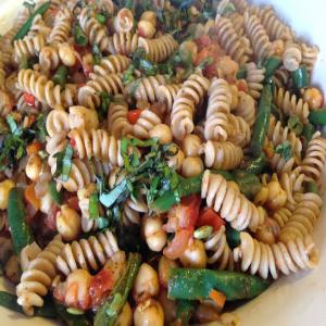 Double-Bean Pasta With Tomatoes image