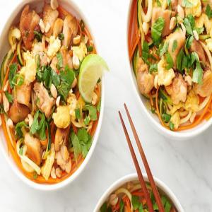 Chicken Pad Thai Zoodle Bowls Recipe - (4/5)_image