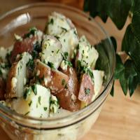 New Potatoes With Garlic, Mint and Butter image