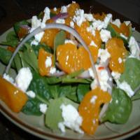 Mandarin, Spinach, and Feta Salad_image