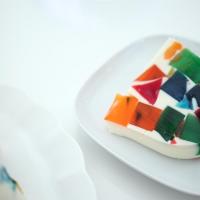 Stained Glass Gelatin Cake image