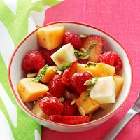 Sunny Strawberry & Cantaloupe Salad_image