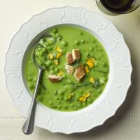 A Green Peas Soup, Without Meat_image