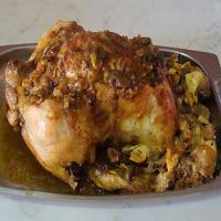 Indian Style Stuffed Roast Chicken_image
