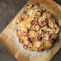 Duck Fat-Potato Galette with Caraway and Sweet Onions_image