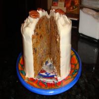 Carrot Cake With Pecan Cream Filling and Cream Cheese Icing_image