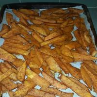 Chili Roasted Sweet Potatoes image