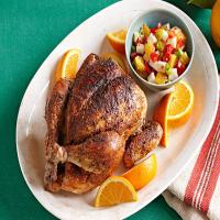 Orange-Chile Roasted Chicken with Orange-Jicama Salsa_image