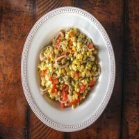 Corn, Roasted Red Pepper and Cilantro Salad_image