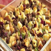 Sausage and Cranberry Baked Stuffing_image