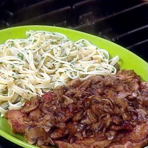Veal Marsala with Egg Fettuccini_image