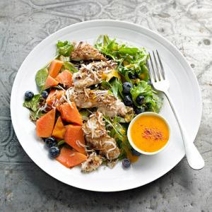 Papaya and Coconut Chicken Salad Recipe - (4/5)_image