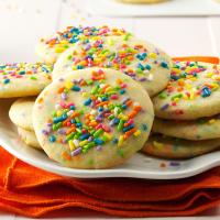 Confetti Cake Batter Cookies image