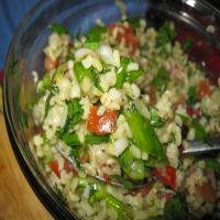 Bulgur Salad With Green Onion Vinaigrette_image