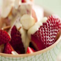 Fresh Strawberries With Almond Crème Anglaise image