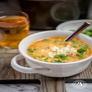 Buffalo Beer Chicken Wing Soup_image