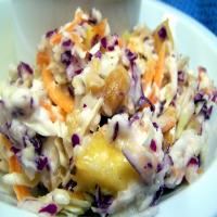 Nutty Pineapple Coleslaw (Low-Fat) image