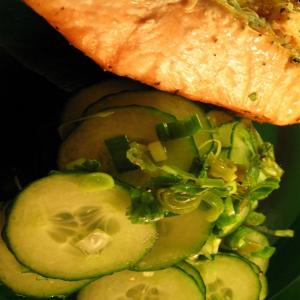 Salmon, Cucumber Chili Salad_image
