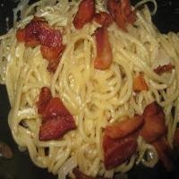 Bacon-Cottage Cheese Spaghetti_image