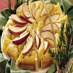Pear and Rosemary Focaccia with Fontina Cheese image