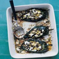 Stuffed Poblano Peppers in a Chipotle Sauce image