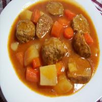 Crock Pot Meatball Stew image